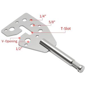 Placa Gobo Mágica con Adaptador <span class=keywords><strong>de</strong></span> Montaje Baby Pin, Conector <span class=keywords><strong>de</strong></span> Ranura para Accesorios <span class=keywords><strong>de</strong></span> Fotografía, Inserto para Soporte <span class=keywords><strong>de</strong></span> Cámara, Piezas <span class=keywords><strong>de</strong></span> Expansión - Product Image 2