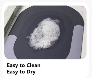 Vente en gros Tapis de bain antidérapant personnalisé à séchage rapide Tapis de sol super absorbant avec impression moderne pour salle de bain moderne - Product Image 6