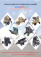 Concasseur à mâchoires mobile avec crible vibrant, pour pierres et or, moteur diesel, roulement et engrenage, haute productivité 40-70T