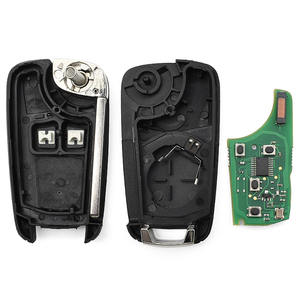 Mới đến 2 nút hu100 433Mhz 46-pcf7937e chip lật Xe chìa khóa từ xa cho o-pel v-auxhall Corsa D <span class=keywords><strong>Astra</strong></span> J g - Product Image 2
