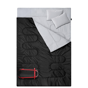 Sac de couchage double imperméable personnalisé pour 2 personnes, E-RIKE Factory, 4 saisons, compression, randonnée, <span class=keywords><strong>camping</strong></span> en plein air - Product Image 1