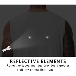 Débardeur de sport pour homme FOXA UPF 50+ sans manches, séchage rapide, débardeur athlétique décontracté pour la course à pied - Product Image 5