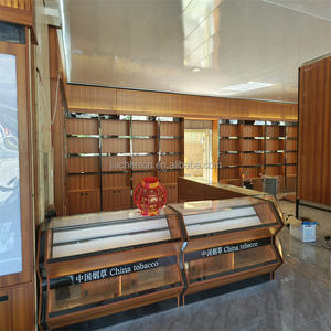 Antiek op maat gemaakte houten vitrinekast voor wijnflessen, groothandel wijnwanddisplayrek voor whisky - Product Image 6