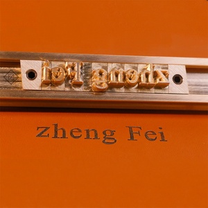 Molde de grabado CNC intercambiable al por mayor, estampado en caliente con lámina, logotipo personalizado, sello de letras de latón para regalo - Product Image 4