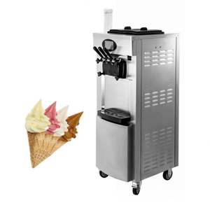 À une perte Machine à crème glacée 110/220v YKF-8228T commerciale avec 2 + 1 saveurs Ice Cream Maker - Product Image 1