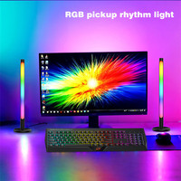 Penyangga Komputer Desktop Terlaris Lampu Musik RGB Dekorasi Rumah Lampu Musik LED Berjenjang