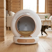 Bac à litière automatique pour chat LeLo Pets, facile à nettoyer, contrôle des odeurs, design écologique - Certifié CE FCC pour l'Australie, l'Espagne, l'Allemagne