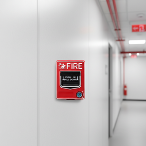 従来の手動式コールポイント火災警報システム付属品高品質ABSワイヤレスプルステーション（最大10m）吠え声警報 - Product Image 4