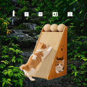 L Tipi Sisal Modern Klasik Çevre Dostu Kedi Tırmalama Tahtası Aşınmaya Dayanıklı Tırmalama Direği Oyuncak Toplu Evcil Hayvan Tırmalayıcısı - Product Image 3