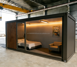 Maison de conteneur extérieure préfabriquée à montage rapide, modulaire, à faible coût, 20 pieds/40 pieds, conception personnalisée, salon personnalisé, centre commercial - Product Image 1