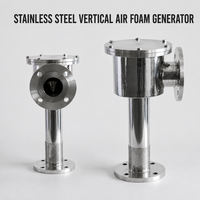 Générateur d'air vertical en acier inoxydable avec raccord à bride et écran perforé pour la lutte industrielle contre les incendies