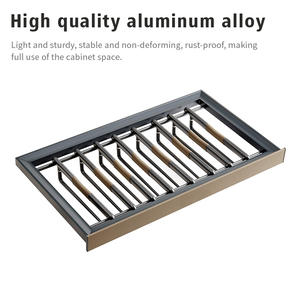 Armoire Matel armoire à vêtements armoire de rangement <span class=keywords><strong>tiroir</strong></span> en métal <span class=keywords><strong>pantalon</strong></span> <span class=keywords><strong>suspendu</strong></span> support pour pantalons secs - Product Image 3