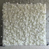 Venta de Fábrica: Pared de Flores Artificiales 3D 5D de Seda para Decoración Festiva, Fiestas, Año Nuevo, Bodas, Hoteles