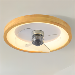 <span class=keywords><strong>Ventilateur</strong></span> de plafond LED de style japonais minimaliste moderne, couleur fer, moteur AC, télécommande, silencieux, luminaire pour la maison et le bureau - Product Image 1