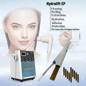 2023 Hydrafacy चेहरे 1 में 2 हाइड्रा पानी ईएमएस dermoelectroporaton शिकन पदच्युत डिवाइस hydralift ईपी त्वचा कस मशीन