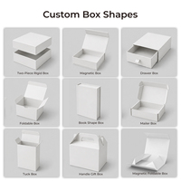 Boîte cadeau en carton rigide 100% recyclé pour perruque, boîte personnalisée avec logo, boîte de luxe noire magnétique pour extensions de cheveux avec ruban