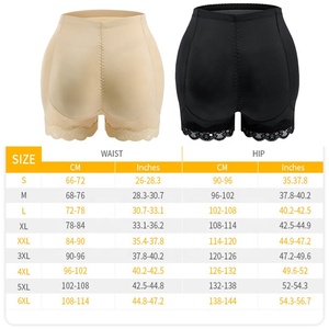 Women's Lace Mid Waist Hip <strong>Lifting</strong> <strong>Panties</strong> Sexy Body Shaper with Nylon <strong>Padded</strong> <strong>Butt</strong> Lifter XL &amp; 6XL Sizes Available - Product Image 3