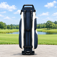 Sac de golf haut de gamme ASL, sac de transport de golf imperméable avec double bandoulière et plusieurs poches pour golfeur