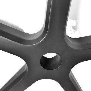 Pièces détachées <span class=keywords><strong>pour</strong></span> meubles d'usine Shenghao, <span class=keywords><strong>pied</strong></span> <span class=keywords><strong>de</strong></span> chaise, <span class=keywords><strong>pied</strong></span> en aluminium noir BIFMA, utilisation en hôpital et en hôtel, revêtement en poudre - Product Image 2