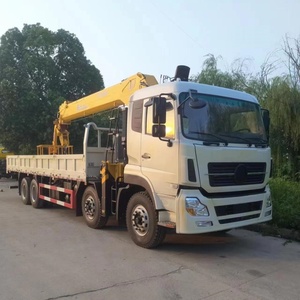 Camión Grúa Dongfeng 8*4 de 12 Ruedas con Elevador de 16 Toneladas para Logística y Proyectos de Construcción - Product Image 2