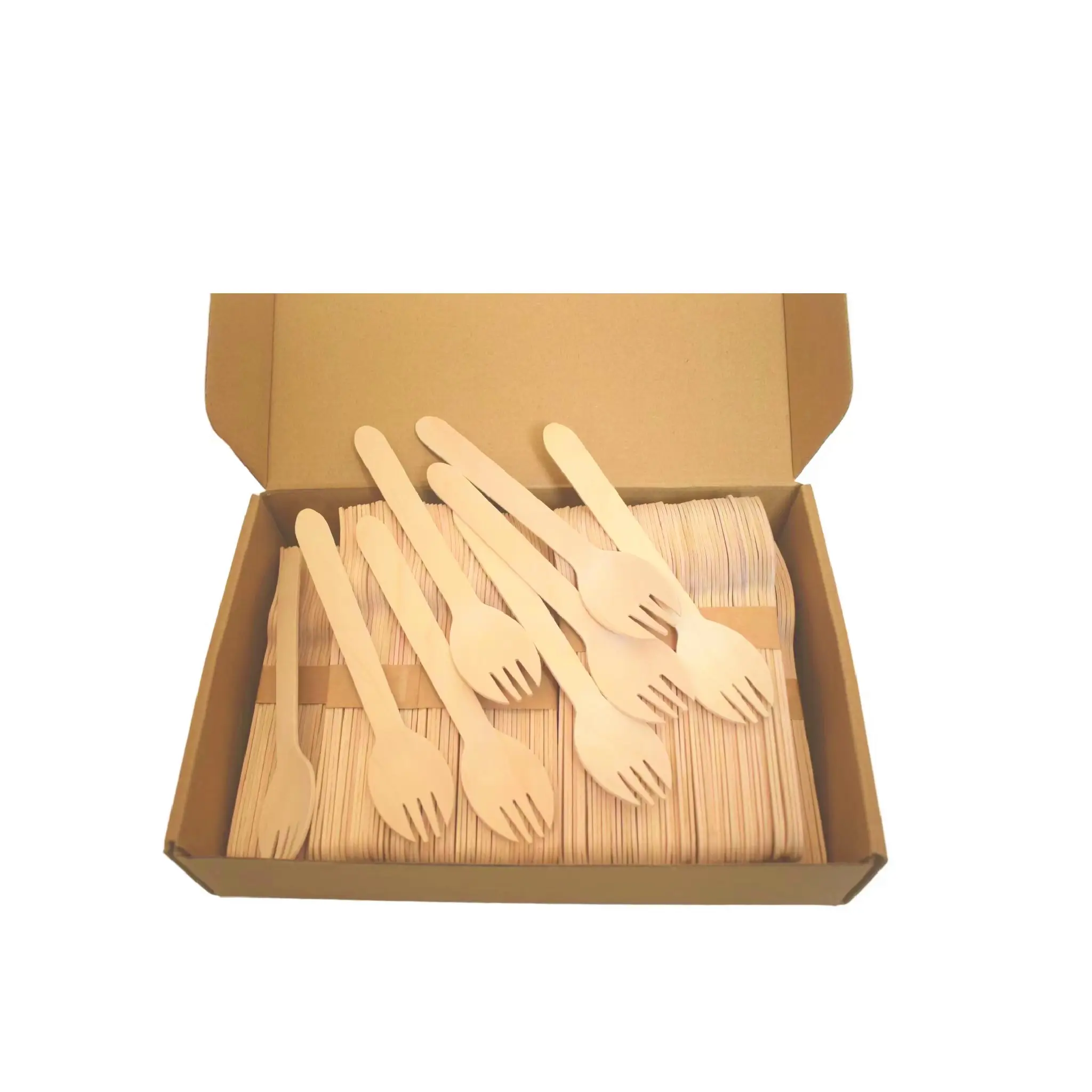 Eco Biodegradable Disposable Wooden Cutlery And Plates Set
