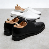 Chaussures habillées pour hommes personnalisables OEM, style coréen, à lacets, en cuir, à bout pointu, forme de chaussure