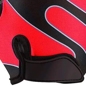 Gants de vélo en nylon légers et respirants, demi-doigts, nouveau style, faible MOQ, design personnalisé, gants de vélo en cuir écologiques - Product Image 4