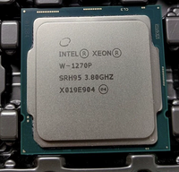 Processeur Intel Xeon W-1270P SRH95 8 cœurs 16 threads 3,8 GHz 16 Mo de cache LGA1200 CPU pour station de travail