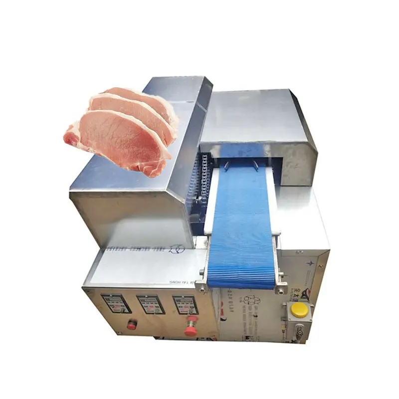 Machine de coupe transversale de viande désossée fraîche de trancheuse de poitrine de poulet de vente chaude