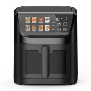 2025 nuevo Tuya Smart App TFT LCD LED 5L 4L 6.5L 1500W AI plástico <span class=keywords><strong>precio</strong></span> barato <span class=keywords><strong>freidora</strong></span> <span class=keywords><strong>de</strong></span> aire inalámbrica con cesta - Product Image 5