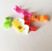 Bagues de patte en plastique ouvertes pour pigeons, canaris, perroquets et agapornis, 2.7/3/4/4.5/5mm