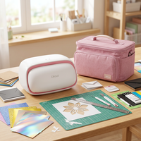 Likcut S501 - Máquina Cortadora de Vinilo Inteligente para Cartulina - Máquina Portátil de Escritorio para Hacer Pegatinas y Manualidades