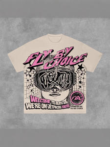 <span class=keywords><strong>T</strong></span>-<span class=keywords><strong>shirt</strong></span> graphique court pour homme, coupe ample, coton lourd 300 g/m², coupe classique, <span class=keywords><strong>blanc</strong></span>, <span class=keywords><strong>t</strong></span>-<span class=keywords><strong>shirt</strong></span> anime avec logo en sublimation - Product Image 2