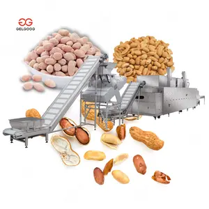 Gas Electric Goober Peanut Roaster Fox Nut Roasting Machine for Peanuts with Shell