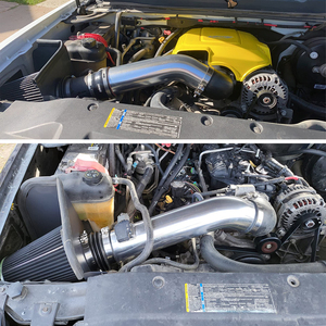 Kit d'admission d'air froid 4 pouces avec bouclier thermique pour <span class=keywords><strong>Chevrolet</strong></span> Silverado GMC Sierra 1500 Yukon Cadillac Escalade 4.8 5.3 6.0 - Product Image 4