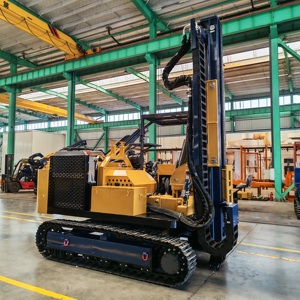 Mesin Bor Pembangkit Listrik Tenaga Surya Fotovoltaik Tz536, Mesin Pemasang Tiang Surya Fotovoltaik Crawler Kecil - Product Image 5