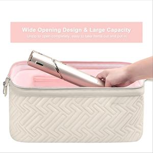 Wide Open Flex Style <strong>Case</strong> Fit Flat Straightener Curling Irons Hair Tools Travel Bag for Hair Dryer Attachments - Product Image 5