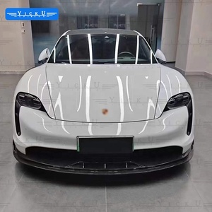 YICKU Hot Sales Kit carrozzeria in fibra di carbonio per <span class=keywords><strong>Porsche</strong></span> <span class=keywords><strong>Taycan</strong></span> 2019-2022 Upgrade PK stile diffusore posteriore con labbro anteriore minigonne laterali BodyKit - Product Image 2
