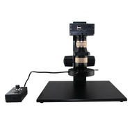 FT-Opto FM4K0325 Golden Zoom 14X-120X C Mount Industrial Stereo LCD Microscope with 4K Resolution IP53