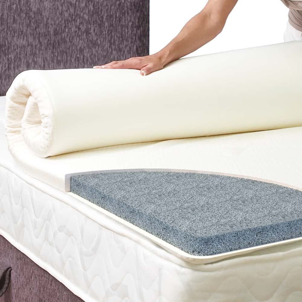 Offre Spéciale Roi Taille Unique Pliable Reine Lit Roulé Topper Lit Matelas En Mousse À Mémoire