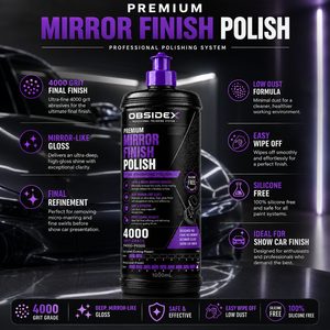 OBSIDEX Polish Professionnel Effet Miroir – Polish de Finition Ultime, Raffinement P4000-P6500, Brillance Ultra-Profonde et Ultra-Éclatante (1000mL) - Product Image 4
