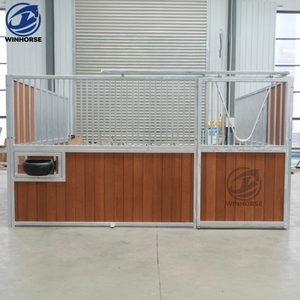 Panneaux de box pour chevaux préfabriqués portables de luxe en acier galvanisé de 12 pieds pour extérieur, très demandés - Product Image 4