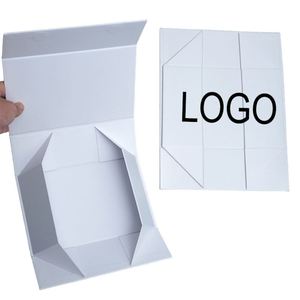 Custom logo Luxury Small Matte Rigid Paper Cardboard Premium Foldable <b>Empty</b> Magnetic Folding Closure <b>Gift</b> Packaging <b>Box</b> - Product Image 1