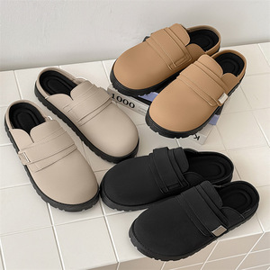 Men's Women's Casual Flat <b>Shoes</b> 2025 New large Size Couple Slippers Trendy Outdoor leather men Woman Casual walking style <b>Shoes</b> - Product Image 2