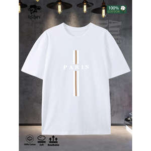 2025 <b>Summer</b> Lifestyle Essential Oversized <b>Tshirt</b> Breathable Designer Printed T-Shirts 200-240 Grams Available USA Warehouse - Product Image 2