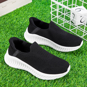 Cross Border Slip Women's <b>Shoes</b> Walking <b>Shoes</b> Summer <b>for</b> Breathable Lightweight Soft Sole <b>Elderly</b> <b>Shoes</b> Mesh Sneakers Model - Product Image 2
