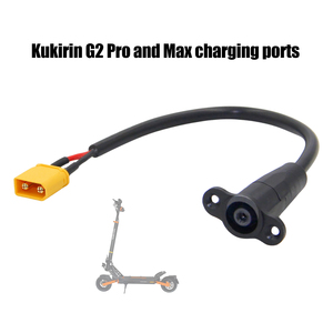 Câble de connecteur de port de charge pour trottinette 48 V pour Kukirin G2 Pro G2 Max, accessoire de remplacement en plastique noir - Product Image 1