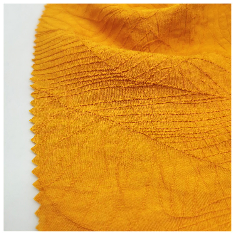 Woven Soft 40% Nylon 60% Rayon N/R Jacquard Fabrics for Dress