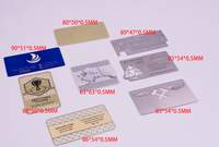 Vente en gros de cartes nominatives en acier inoxydable Impression de cartes de visite 213 Programmable Smart Luxury QR Code VIP NFC Carte de visite