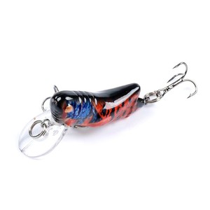 Señuelo de Pesca Tipo <span class=keywords><strong>Cricket</strong></span>/Gandúar de 4.5cm, Cebo Artificial de Plástico Duro para Río y Lago - Product Image 4